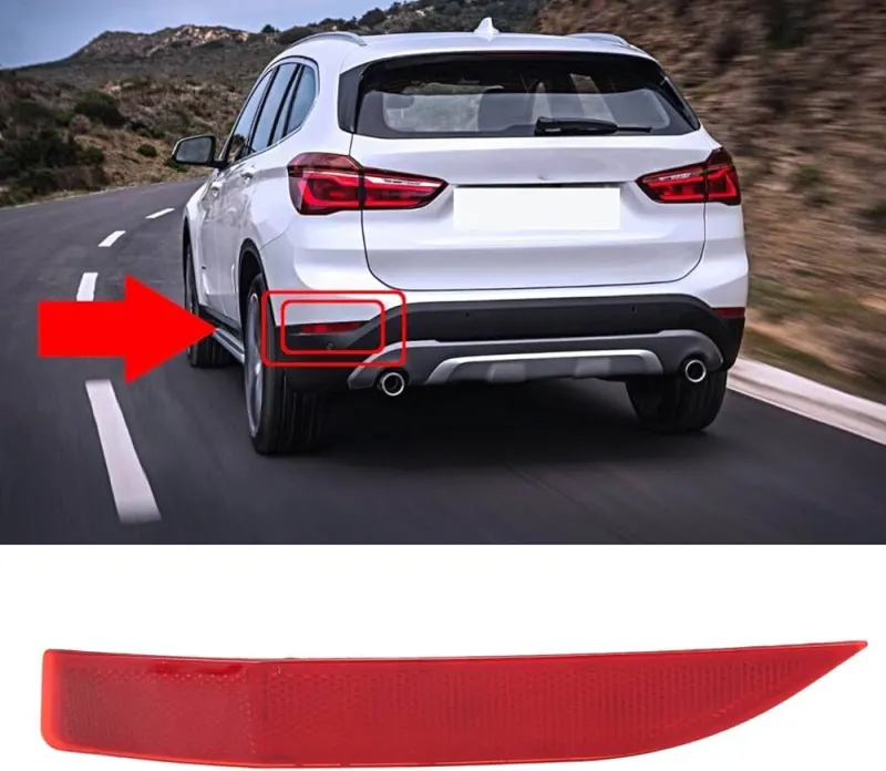 BMW X1 Serisi F48 Tampon Reflektörü Arka Sol 2016 | ITHAL 61617355547