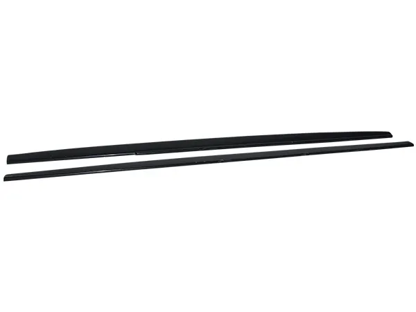 BMW 5 Serisi F10 LCI 2010-2016 Marşpiye Splitteri Marşpiye Kaplama Plastiği Set Piano-Siyah (OEM/Plastik) | WENDER BA8048687/688
