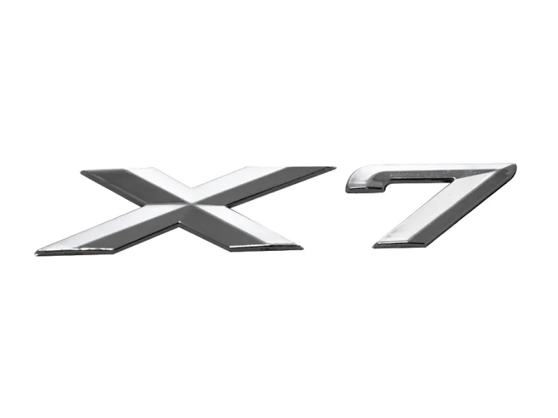 BMW X7 G07 Bagaj Yazısı -X7- | WENDER BA51147424680