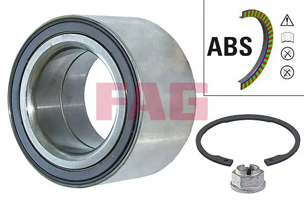 Mercedes M Serisi W164 ML 320 CDI 4-matic Porya Bilyası Set | FAG 713 6681 00