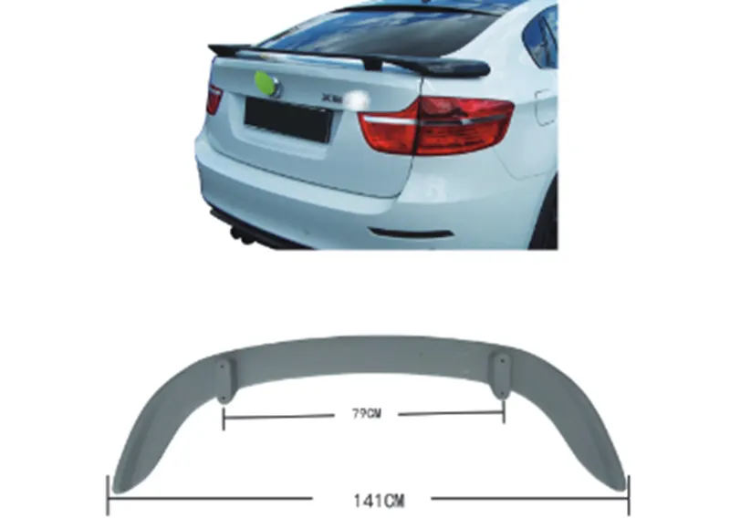 BMW X6 Serisi E71 2007-2014 Bagaj Spoyleri -HAMANN- | WENDER BA51622161764
