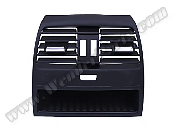BMW 7 Serisi F01 LCI Klima/Kalorifer Izgarası Arka Nikelajlı Siyah | WENDER BA64229113688