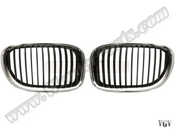 BMW 7 Serisi F01 2009-2012 Panjur (Set) Krom/Krom/Siyah | WENDER BA0013100