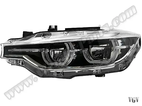 BMW 3 Serisi F30 2012-2018 Komple Far Sol (LED Farlı) | WENDER BA63118492473