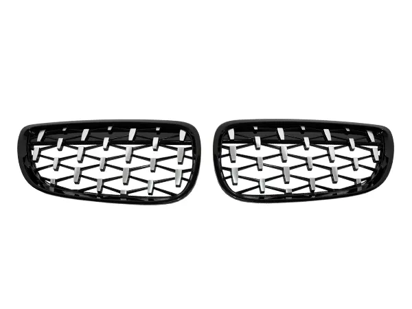 BMW 3 Serisi E92 LCI 2010-2013 Panjur (Set) Piano-Siyah -Diamond | WENDER BA0923117