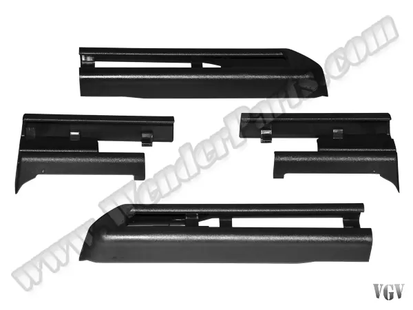 BMW F07 Koltuk Ray Kapağı Sol+Sağ Siyah | WENDER BA52109175063S4