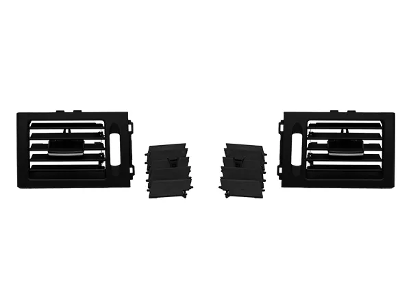 Mercedes C Serisi W204 2007-2013 Klima/Kalorifer Izgarası Set:2ad Ön Sol/Sağ Siyah 2007-10 | WENDER MA2048309954S2