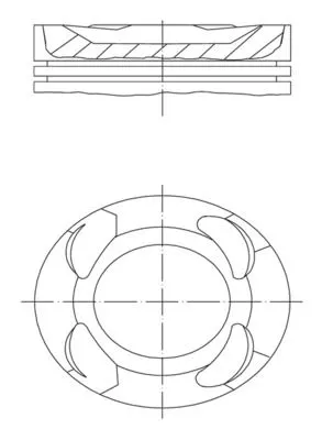 BMW 3 Serisi F30 B46 Piston 82.00mm STD | MAHLE 081 PI 00125 000