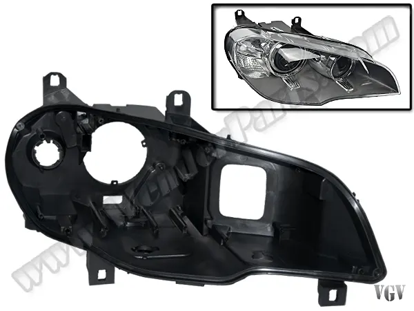 BMW X5 Serisi E70 2007-2013 Far Kasası Sağ (Bi-Xenon) | WENDER BA63117240788P2