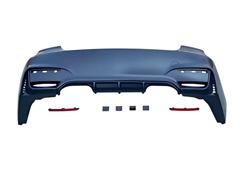 BMW 3 Serisi E90 2004-2012 Komple Tampon Arka; Dörtlü Egzoz Çıkışlı Egzoz Çıkışlı | WENDER BA51128040567M4