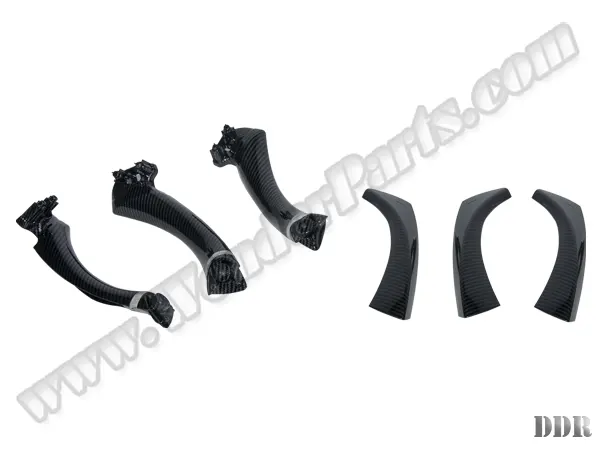BMW 3 Serisi E90 LCI Kapı Tutamak Seti Ön&Arka Karbon Kaplamalı | WENDER BA51417230849R6