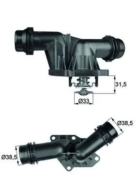BMW E46 M47 Termostat | MAHLE TI2585