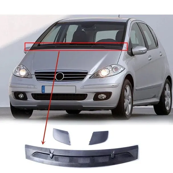 Mercedes A Serisi W169 Cam Alt Izgarası Set 3 Parça