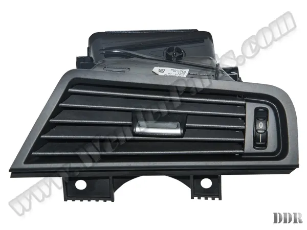 BMW 5 Serisi F10 LCI Klima/Kalorifer Izgarası Ön Sağ (Komple) Siyah | WENDER BA64229166884S