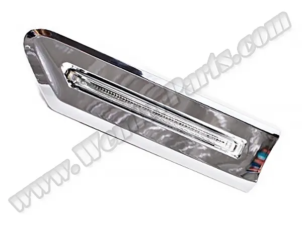 BMW 7 Serisi F01 2009-2015 Çamurluk Sinyali Sol (Beyaz) Krom Çerçeveli 2008-12 | WENDER BA63137203371