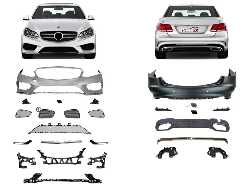 Mercedes E Serisi W212 2009-2016 Gövde Kiti Park Sensörlü: Ön ve Arka, Çift Egzoz Çıkışlı (Tek+Tek) Egzoz Uçlu | WENDER MA2122110