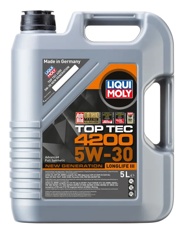 Liqui Moly Top Tec 4200 5W30 Motor Yağı 5 Litre | LQM-8973