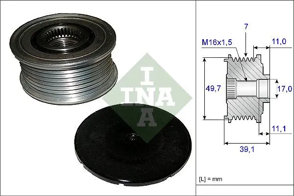 Mercedes E Serisi W212 E 350 CDI 4-matic Alternatör Kasnağı | INA 535 0084 10