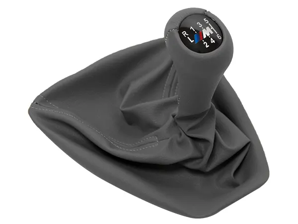 BMW 3 Serisi E90 Topuzlu Vites Körüğü -6 İleri- Man.Şanz; Gri Suni Deri | WENDER BA25112283050GR