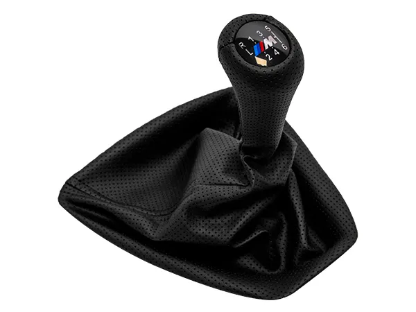 BMW 3 Serisi E92 LCI Topuzlu Vites Körüğü -6 İleri- Manuel Şanzıman Siyah Noktalı Suni Deri Işıklı | WENDER BA25118036631BK