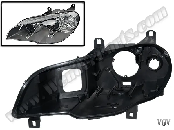 BMW X5 Serisi E70 2007-2013 Far Kasası Sol (Bi-Xenon) 2010-13 | WENDER BA63117240787P2