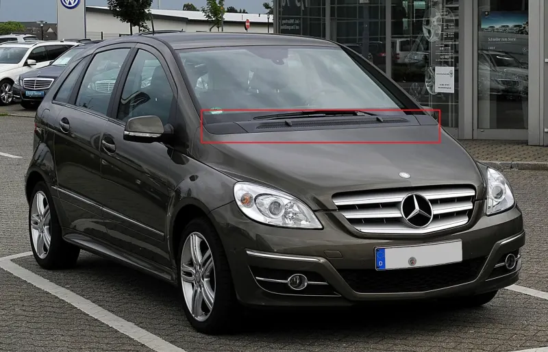 Mercedes B Serisi W245 Cam Alt Izgarası Set 3 Parça