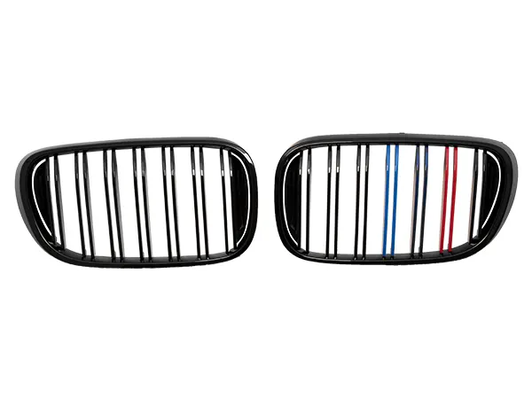 BMW 7 Serisi G11 2015-2018 Panjur Piano-Siyah Çift Çıtalı ///M-Renkli | WENDER BA0113187