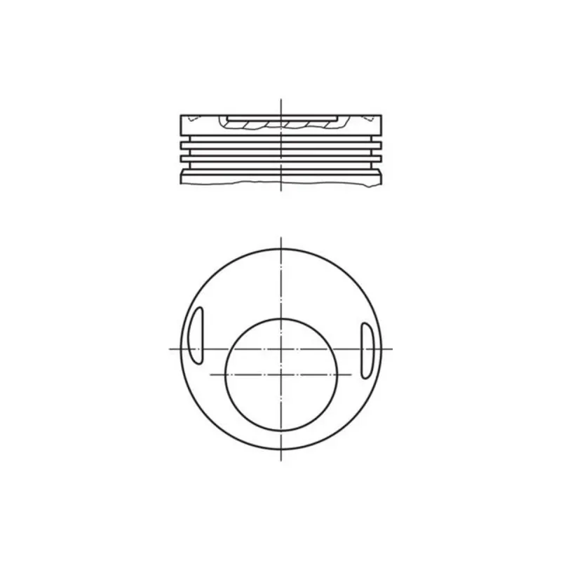 Mercedes E Serisi W124 M102 Piston STD Pim Tepesi Düz 89.00 MM | MAHLE 002 17 20