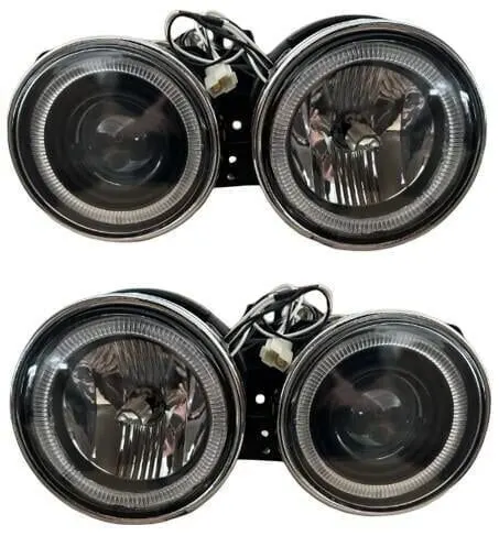 Bmw 3 E30 Komple Far Set Kristal Siyah | GKL 343607