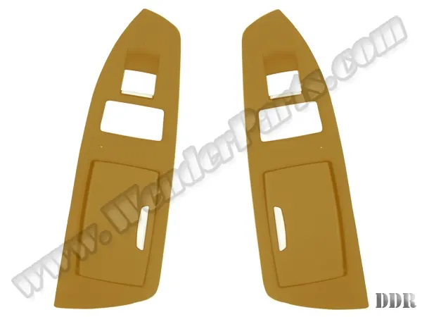 BMW 7 Serisi F01 Cam Düğme Çerçevesi Set Arka Sol&Sağ Küllüklü Bej Arka Güneşlik | WENDER BA9169049/050